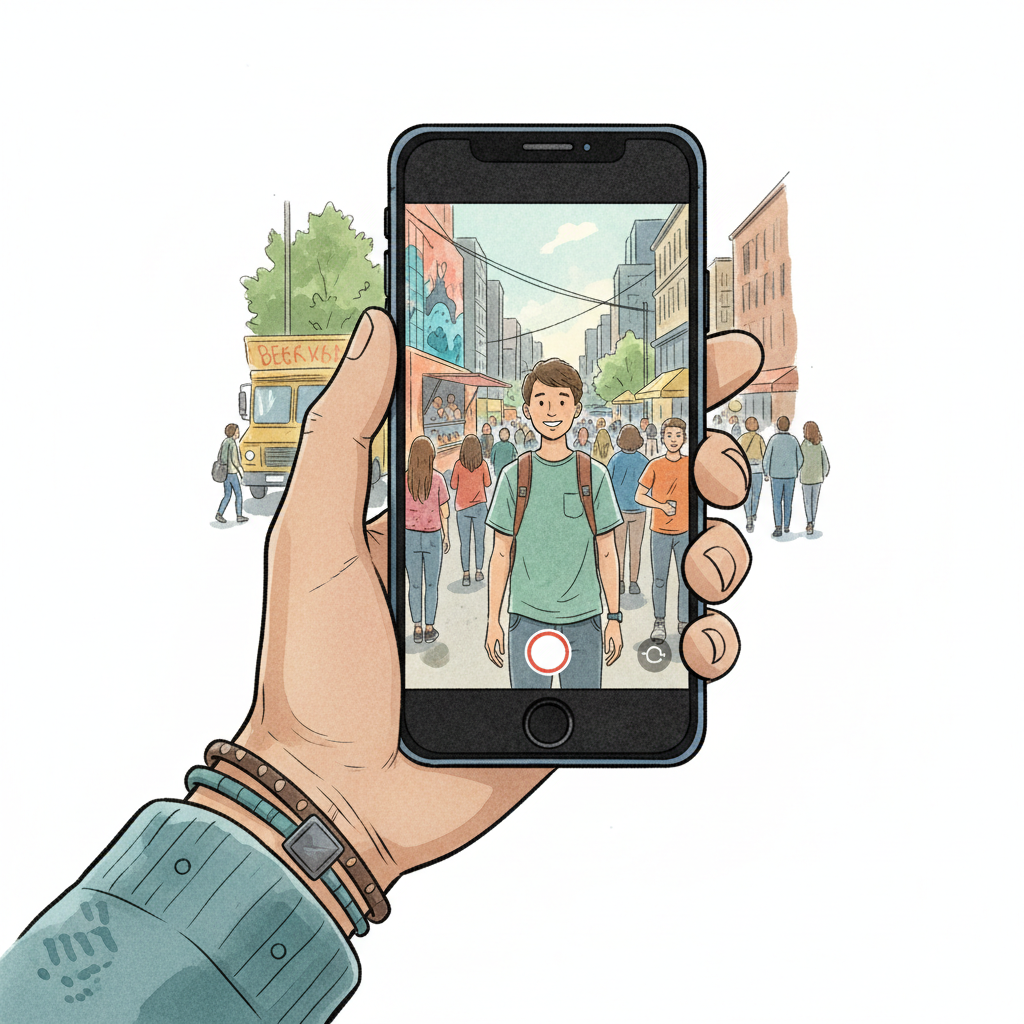 Criação de conteúdo em vídeo para redes sociais