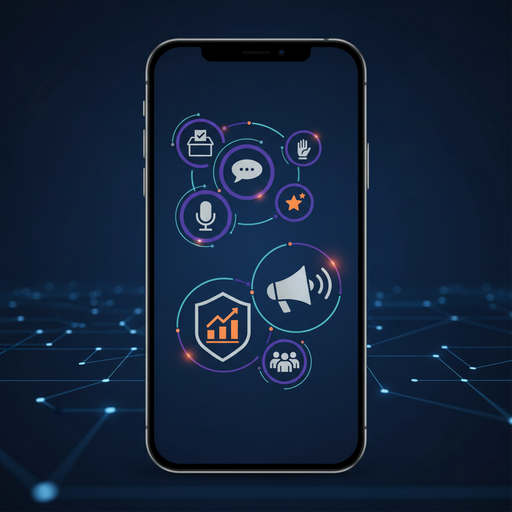 Representação de marketing político digital e redes sociais